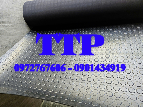 Tấm cao su lót sàn chống trượt có vân chấm bi